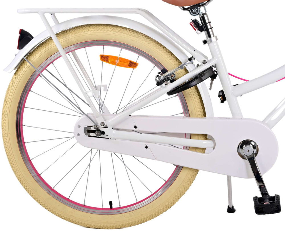 Volare Volare Kinderfiets Meisjes 24 inch Wit Twee handremmen