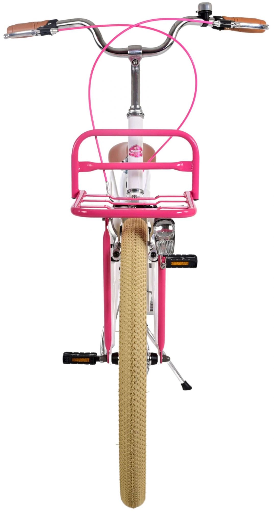 Volare Volare Kinderfiets Meisjes 24 inch Wit Twee handremmen
