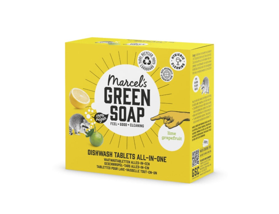 Marcels Green Soap Vaatwastabletten All-In-One 25 Stuks