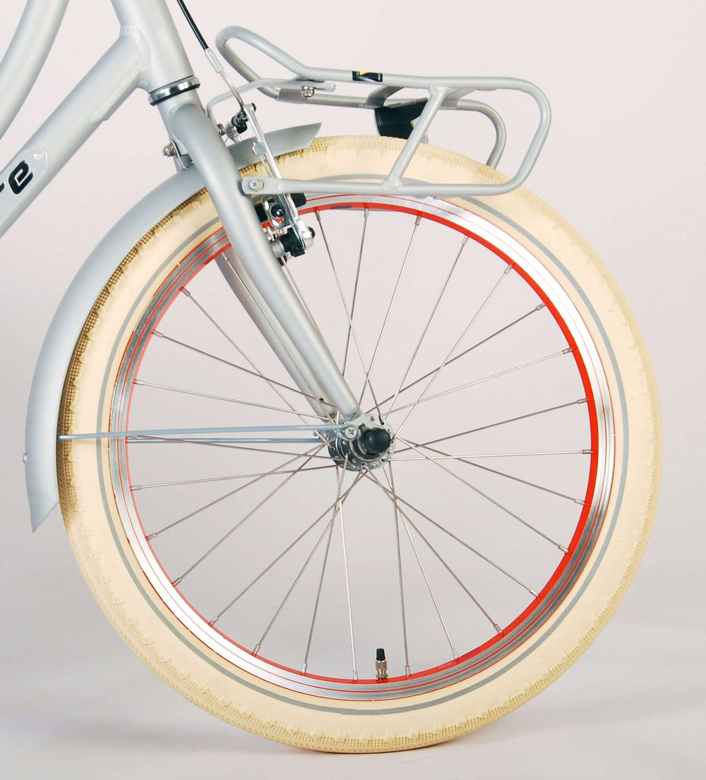 Volare Oma Kinderfiets Meisjes 20 inch Mat Zilver