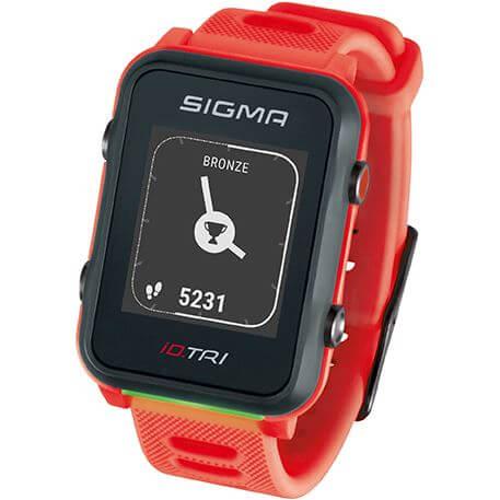 Sigma Id.tri neon rood basic zs harts gps acti ant+ ble + sensorset