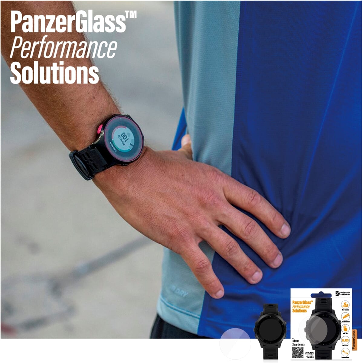 PanzerGlass SmartWatch 34mm screenprotector