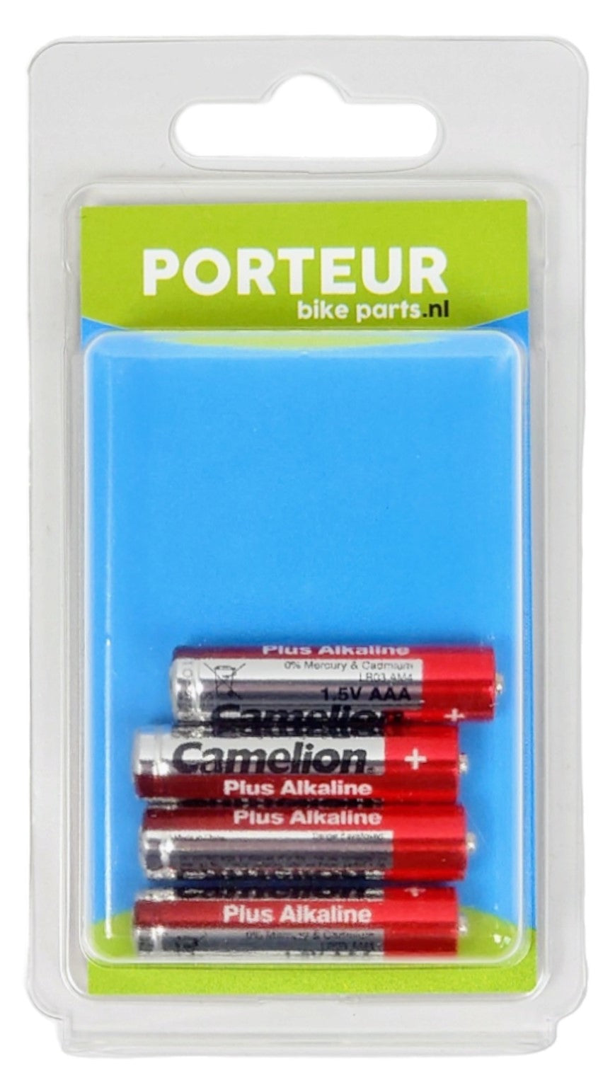 Porteur batterij aaa alkaline per 4st