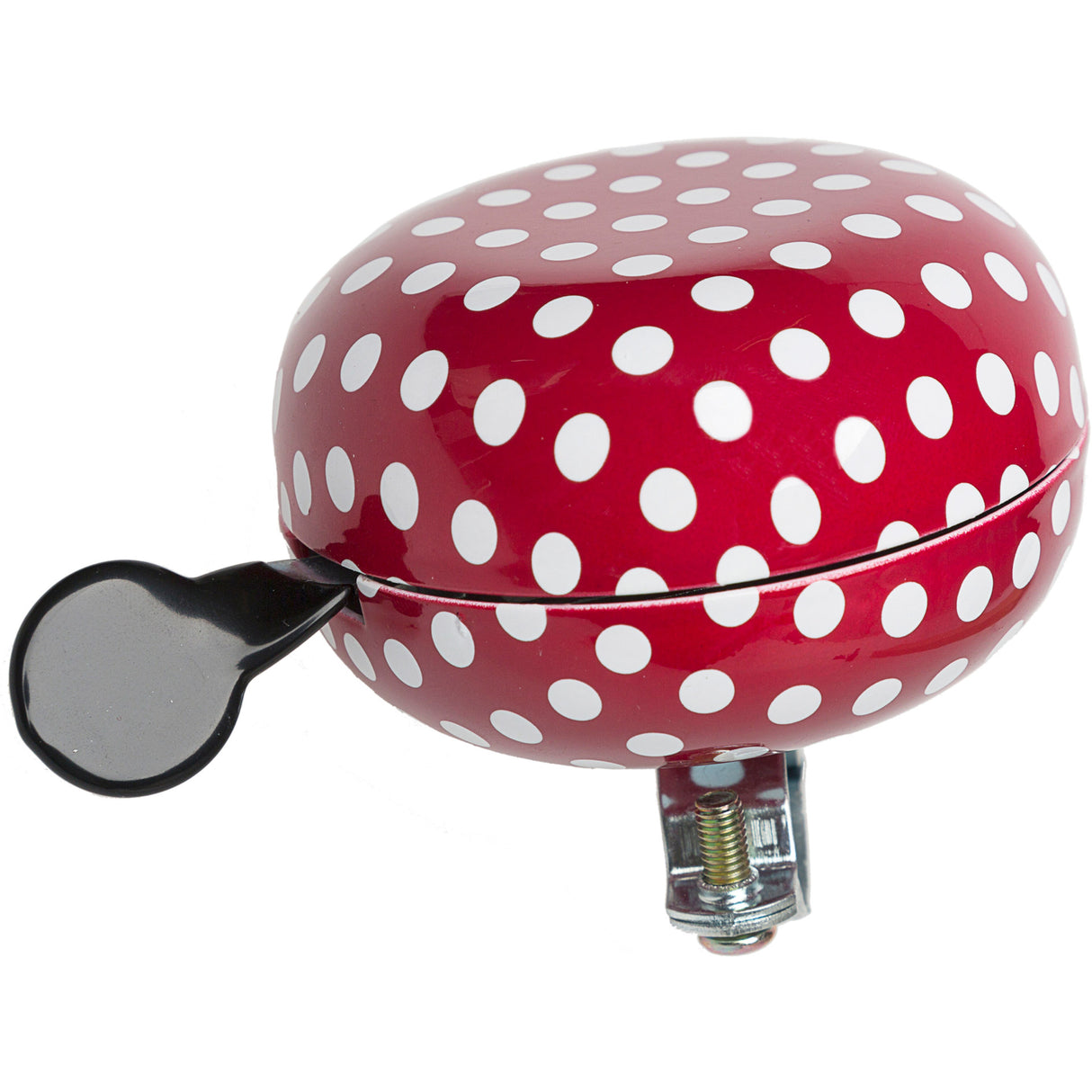 PexKids New Ding Dong bel 80mm Polka Dot red