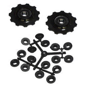 VWP Set derailleurwieltjes 11t. PUL-110 Chromo lagers