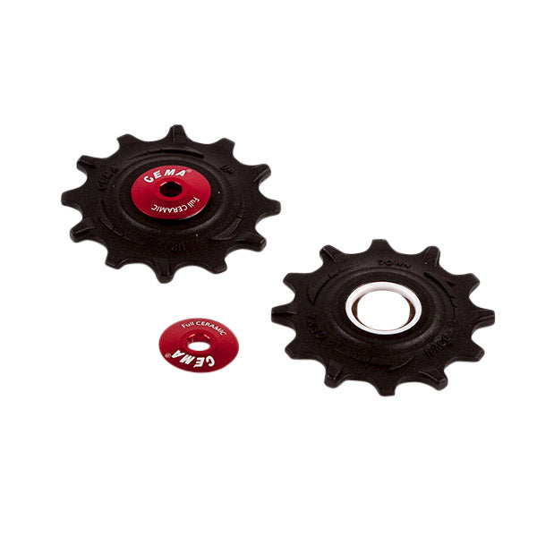 Sram Derailleurwieltjes PVC SRAM XX1 XO1 RVS-Keram. zwart