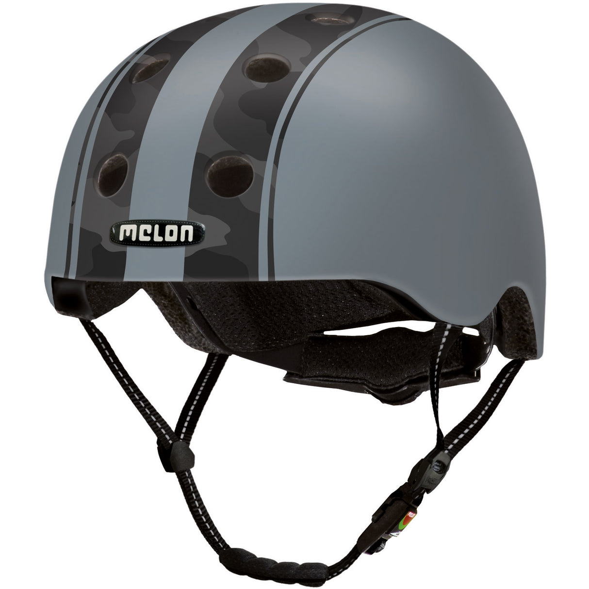 Melon Helm Urban Active Double Camouflage Black M-L