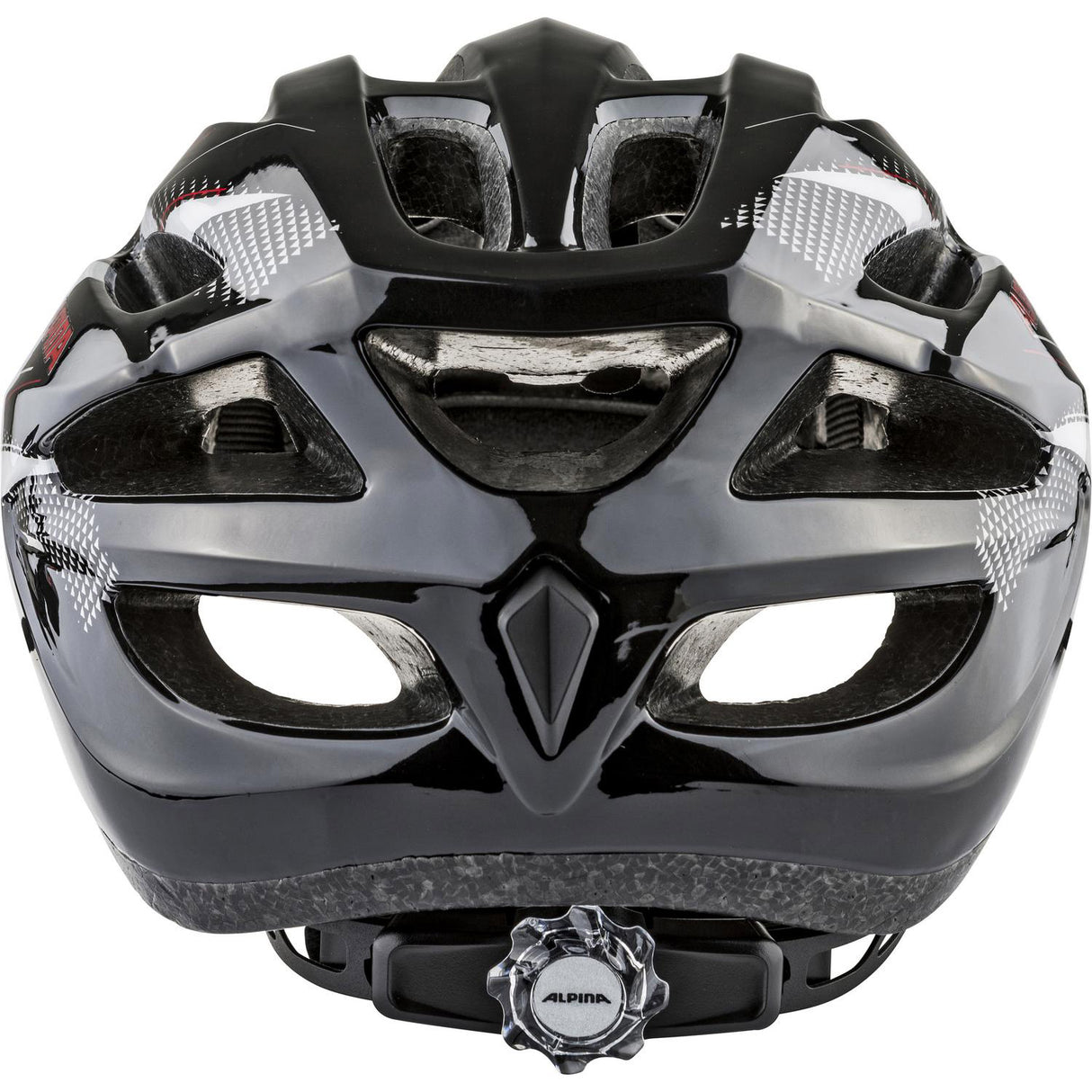 Olympic sportswear Helm MTB 17 black-white-red 58-61