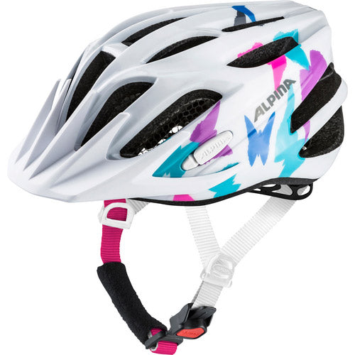 Olympesch Sportswear Helm fb Jr. 2.0 wäiss Päiperlek Glanz 50-55