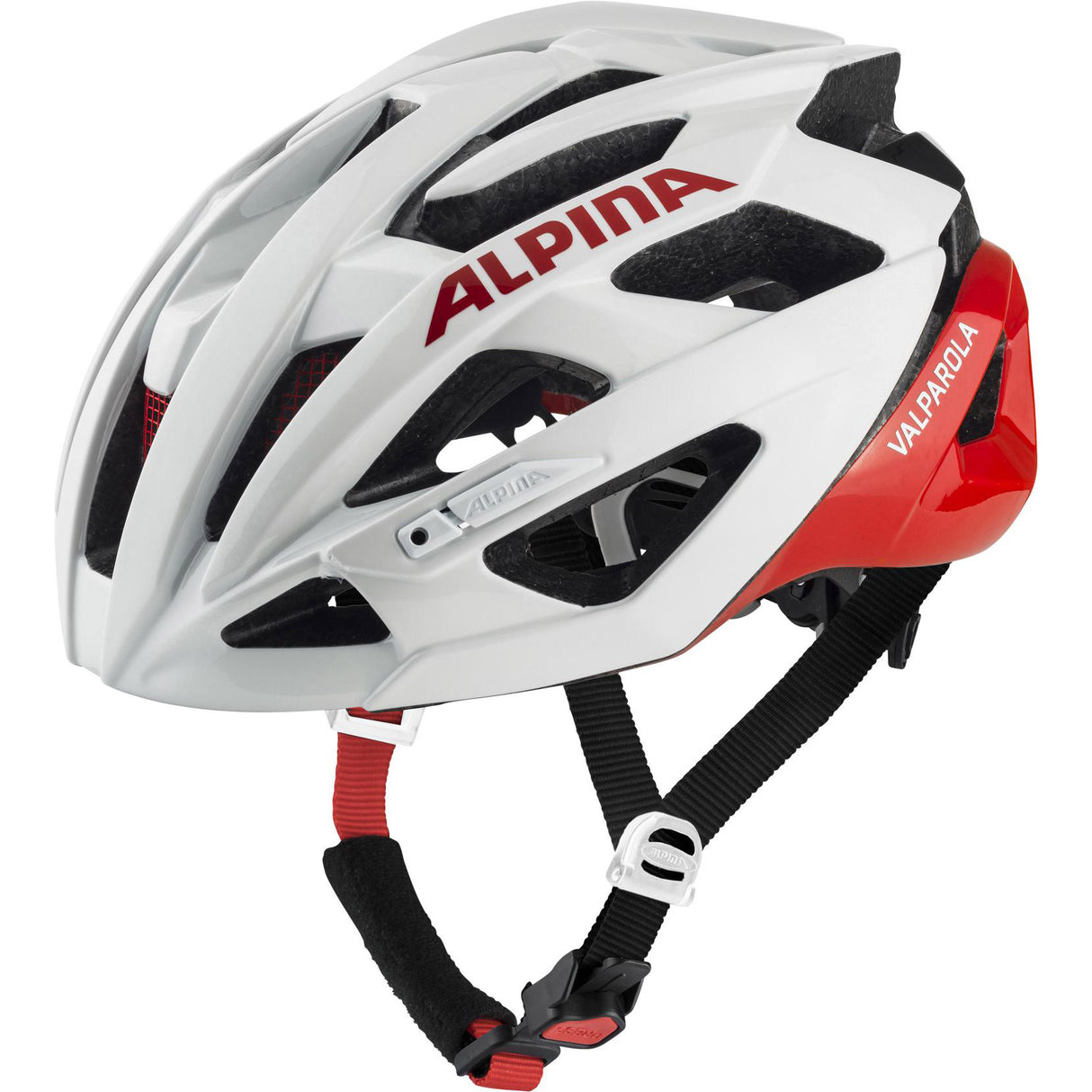 Olympesch Sportswear Helm Valporola White-rout 51-56CM