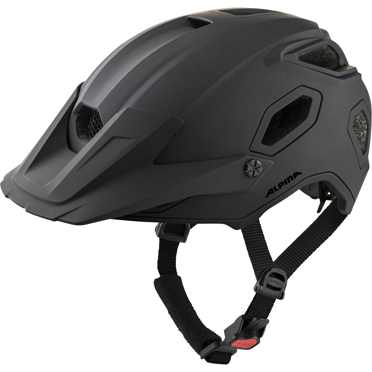 Olympic sportswear alpina sports mtb helm comox 52-57 mat zwart