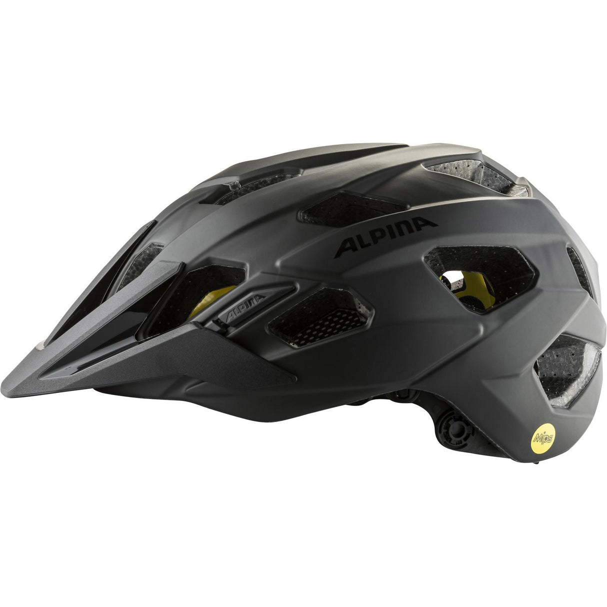 Olympic sportswear alpina sports mtb helm plose mips 52-57 mat zwart