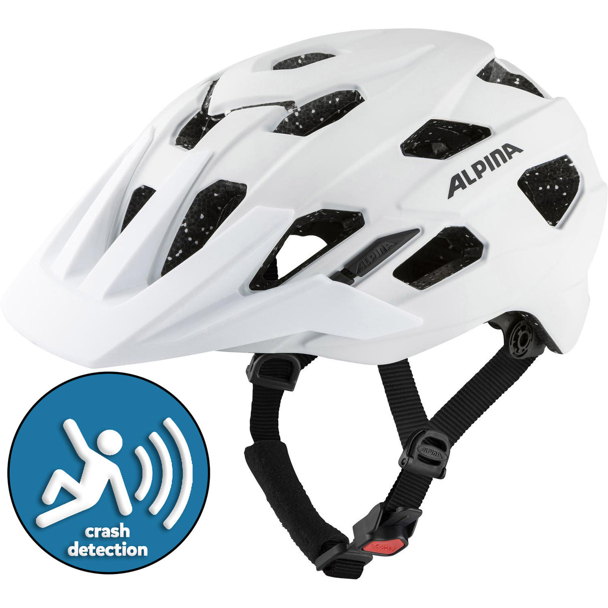 Olympic sportswear alpina sports mtb helm anzana tocsen 57-61 mat wit