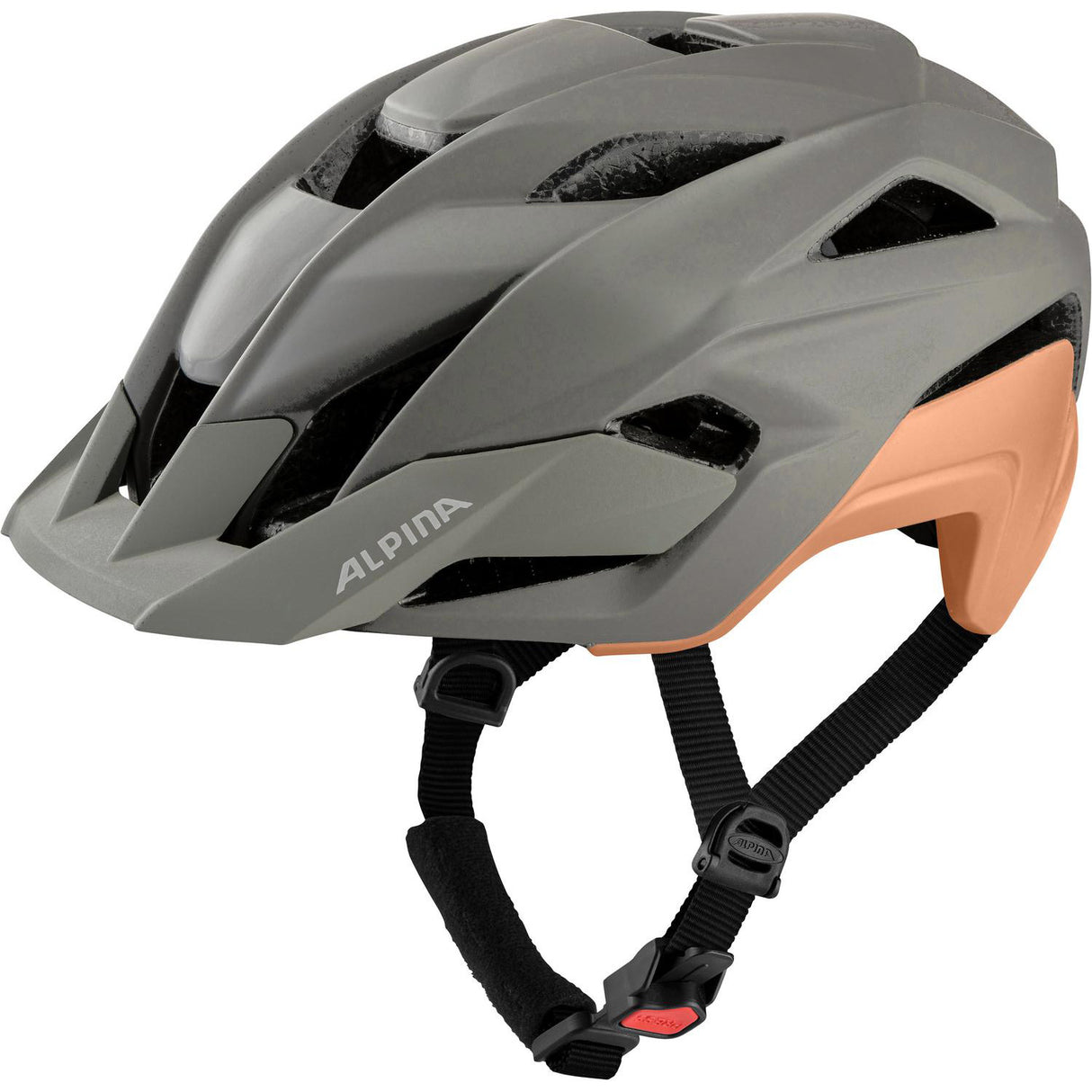 Olympic sportswear alpina sports mtb helm kamloop 51-55 mat grijs perzik