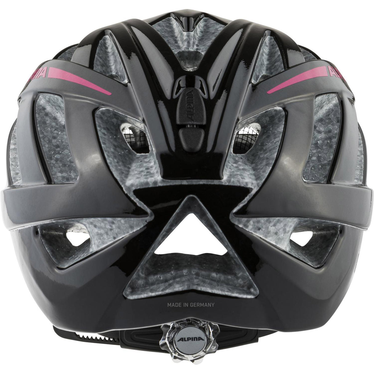 Olympic sportswear alpina sports tour helm panoma 2.0 52-57 glans zwart roze