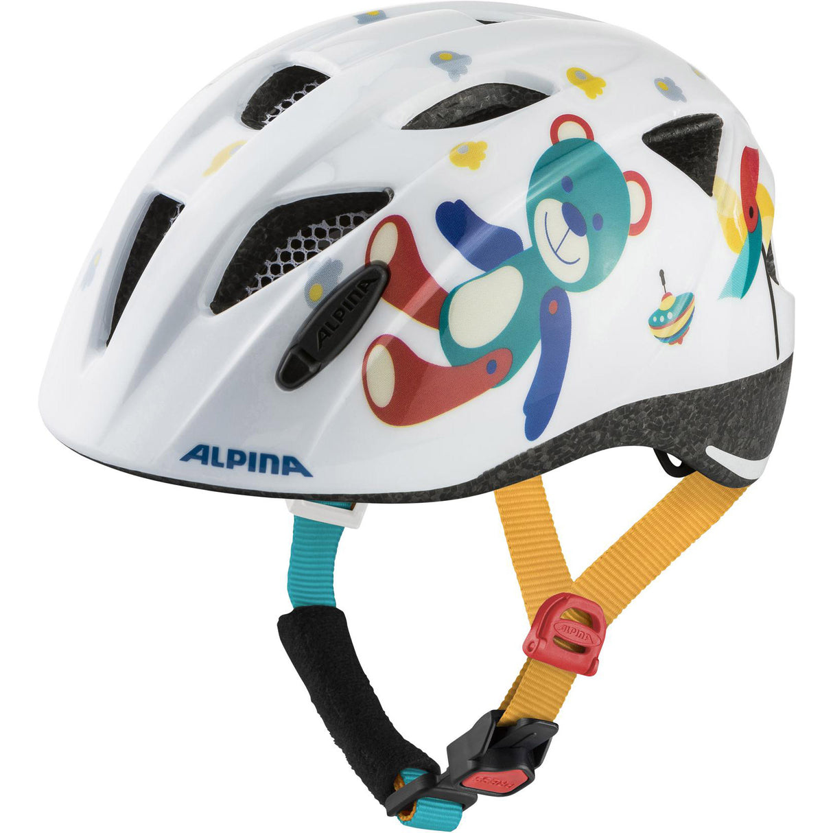 Olympic sportswear alpina sports kinderhelm ximo white bear 47-51 glans