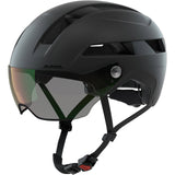 Olympesch Sportsdauer Helm Soho Visor v schwaarz Matt 52-56