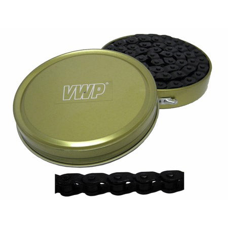 VWP Ketting 1 2-1 8 102 BMX FS Teflon coated (in blik) zwart