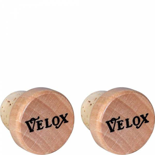 Velox Stuurdop hout vintage (2st)