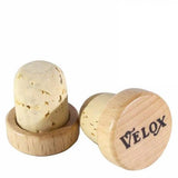 Velox Stuurdop hout vintage (2st)