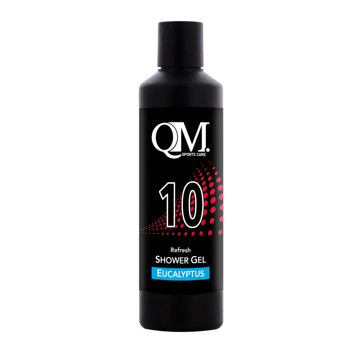 Qm QM Sportscare 10 fles 200ml Shower Gel Fresh Eucalyptus