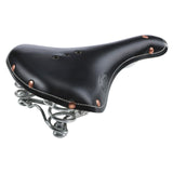 Selle Monte Grappa Zadel m veer Old Frontiers leer zwart