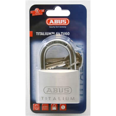 Abus Padlock Titalium 63t 60 60mm Grey