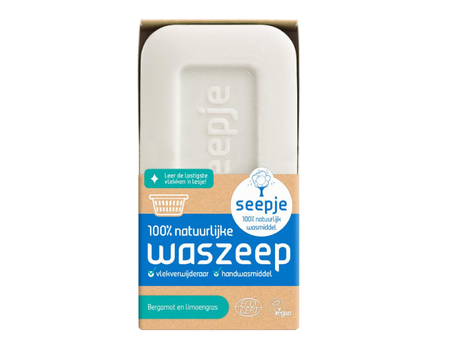 Seepje Vaste Waszeep Bergamot en Limoengras