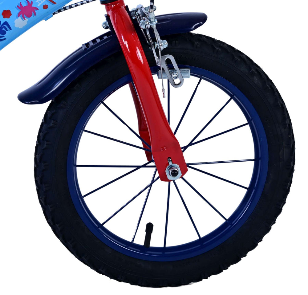 Spidey and his amazing friends Spidey Kinderfiets Jongens 14 inch Blauw Twee handremmen