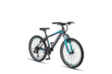 Umit Umit 24 inch MTB Black -Turquoise *** IN PRIJS VERLAAGD ***