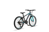 Umit Umit 24 inch MTB Black -Turquoise *** IN PRIJS VERLAAGD ***