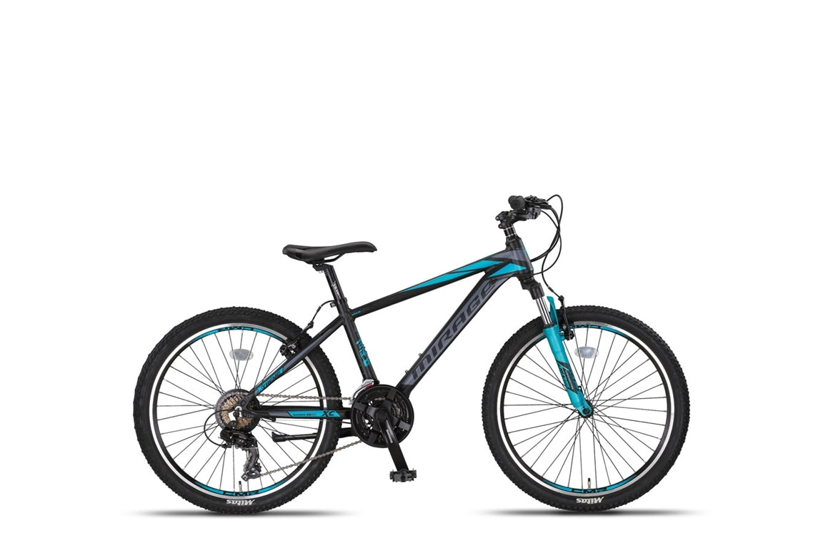 Umit Umit 24 inch MTB Black -Turquoise *** IN PRIJS VERLAAGD ***