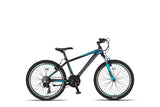 Umit Umit 24 inch MTB Black -Turquoise *** IN PRIJS VERLAAGD ***