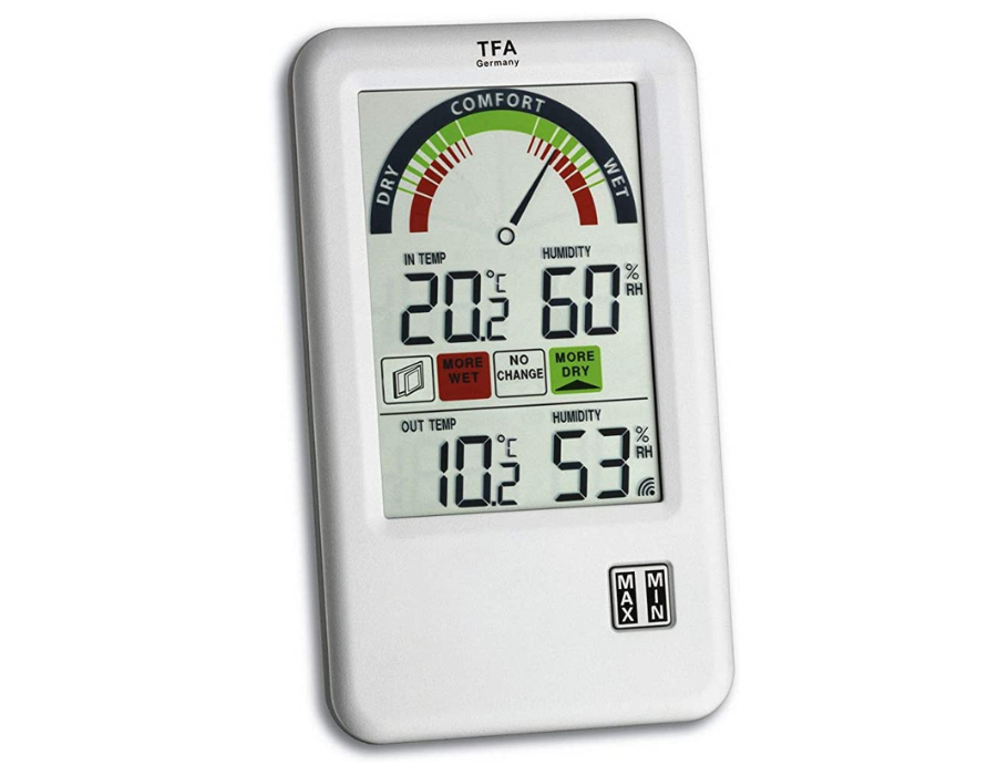 TFA Hygrometer Bel-Air Luchtvochtigheid en Temperatuur Binnen en Buiten