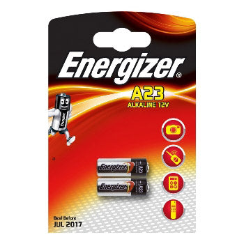 Enerdis energizer alkaline 12v a23 blister 2 stuks