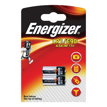 Enerdis energizer alkaline 1,5v lr1 e90 blister 2 stuks