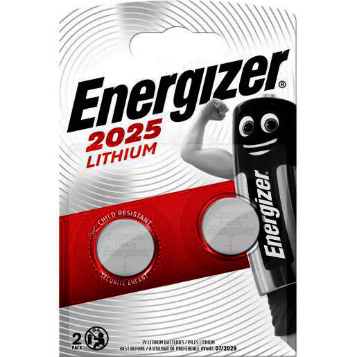 Enerdis energizer batterij lithium 3v cr2025 blister (2st)