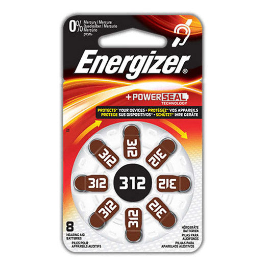 Enerdis energizer pr41 312 gehoort. batt. 1,4v blister 8 stuks