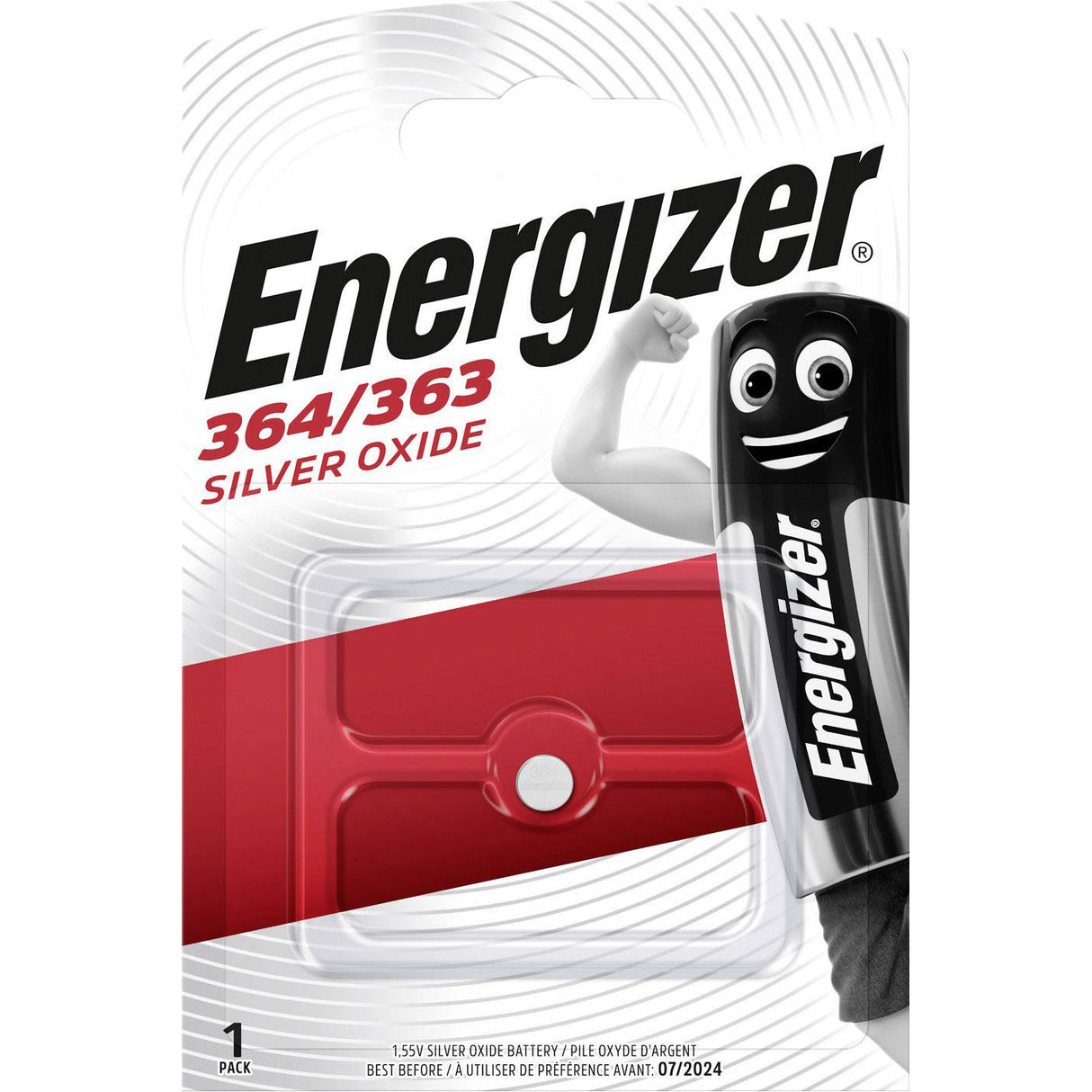 Enerdis energizer sr60 sr621 sw 1,55v knoopcel 364 363 blister