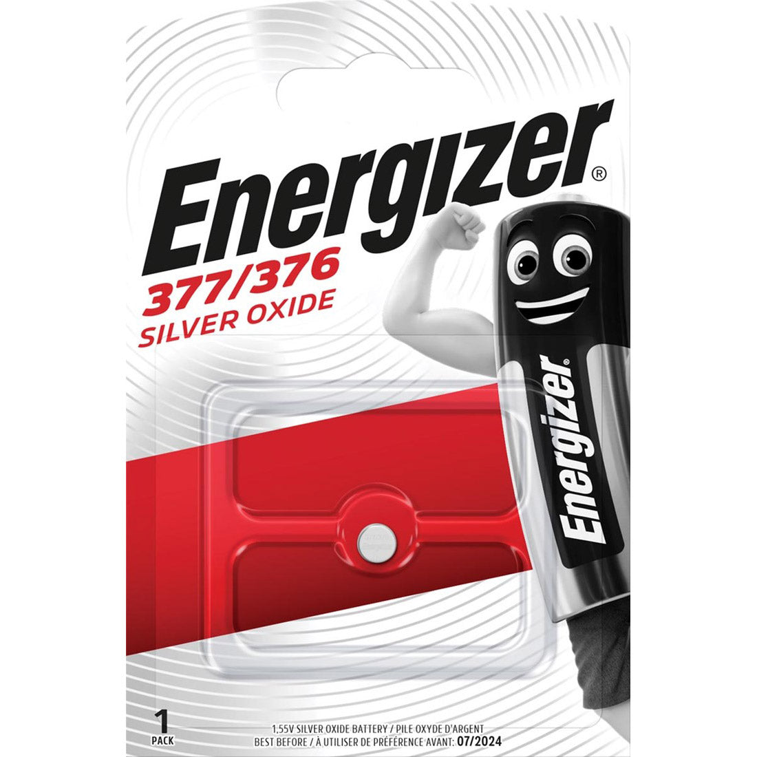 Enerdis energizer sr66 sr626 sw 1,55v knoopcel 377 376 blister