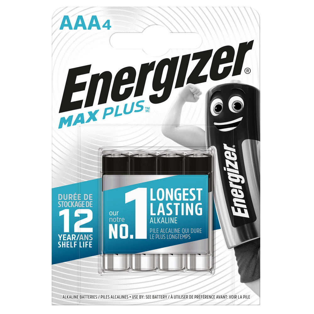 Enerdis energizer max plus lr03 aaa blister 4 stuks