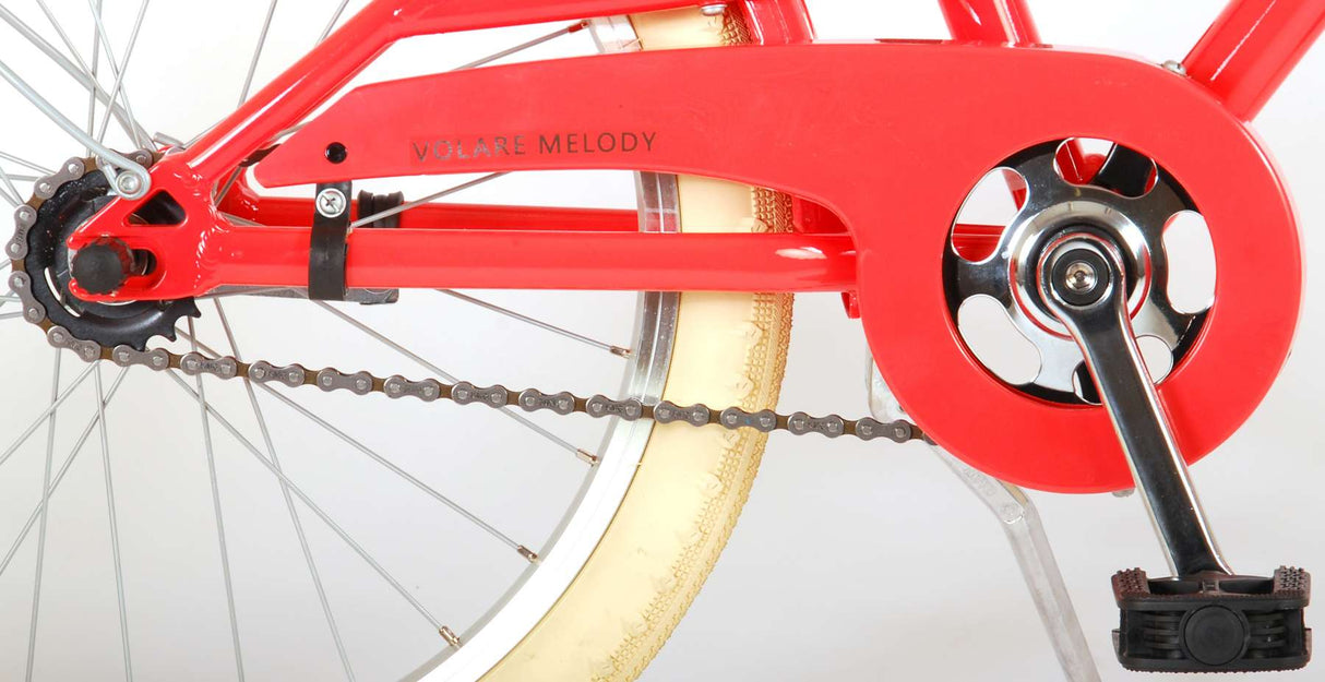 Volare Melody Kinderfiets Meisjes 20 inch Koraal Rood Prime Collection