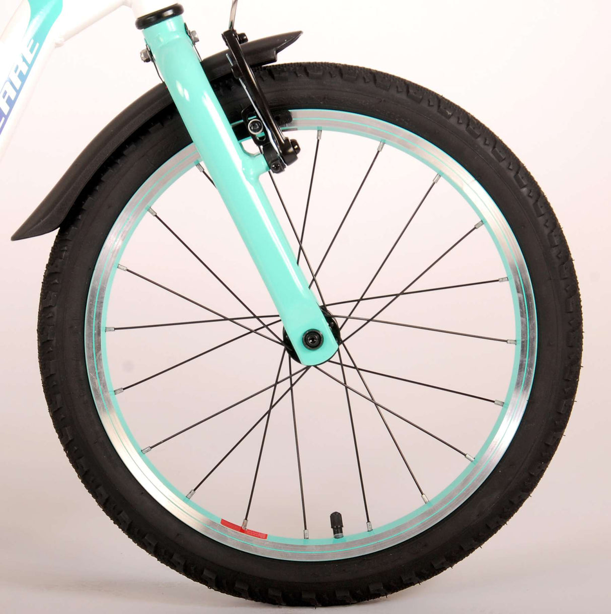 Volare Glamour Kinderfiets - Meisjes - 18 inch - Wit Mint Groen - Prime Collection
