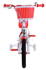 Volare Lovely Kinderfiets Meisjes 14 inch Rood Wit