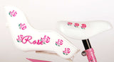 Volare Rose Kinderfiets Meisjes 14 inch Roze Wit 95% afgemonteerd