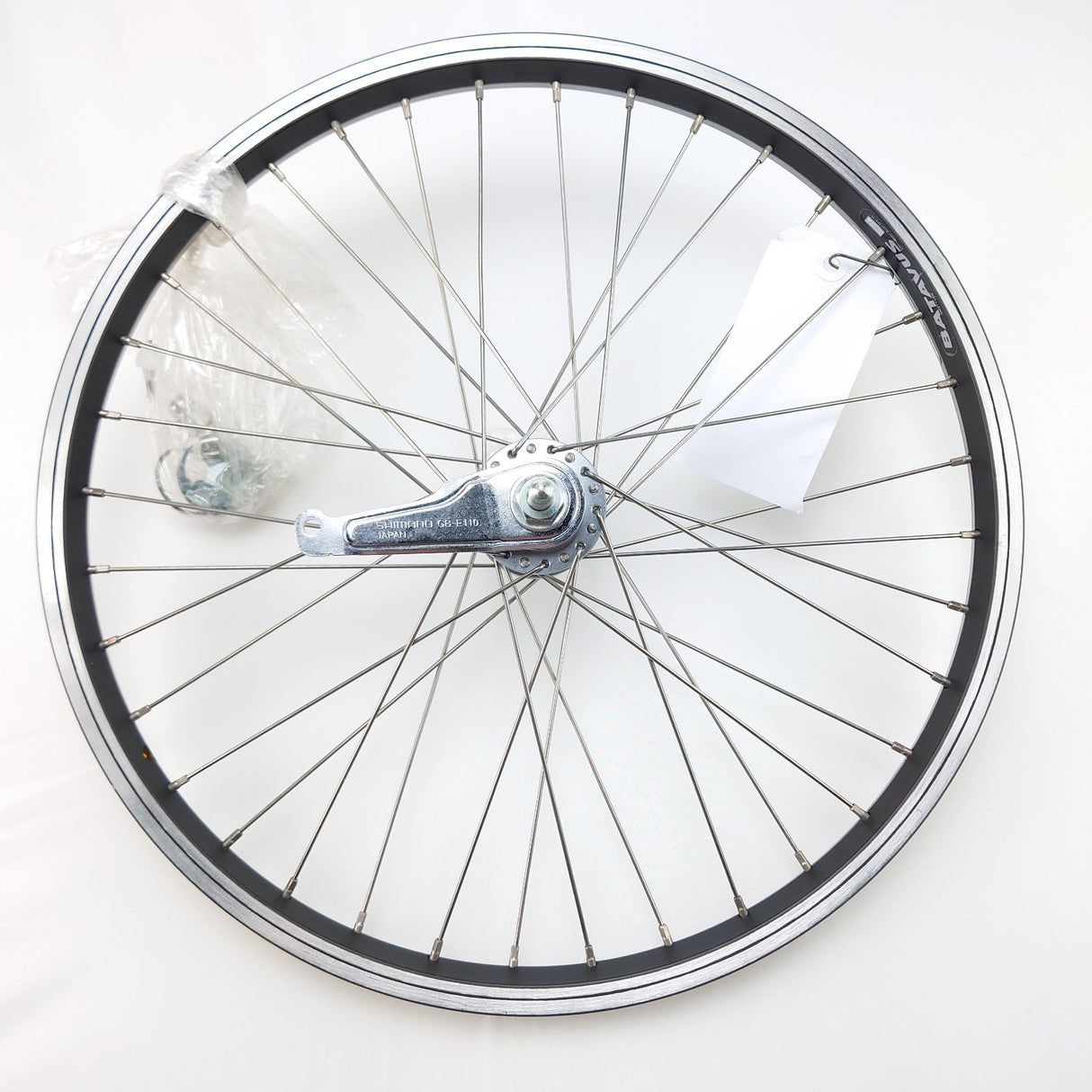 Shimano achterwiel 20x1.75 zwart rn