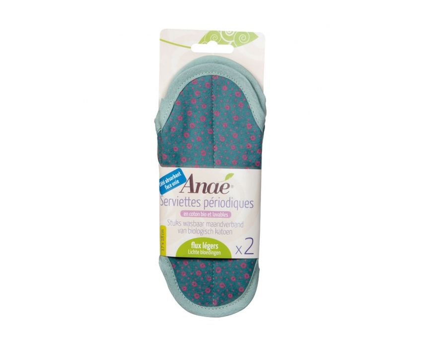 Anae Wasbaar maandverband Mini 2 st. Towels Circles