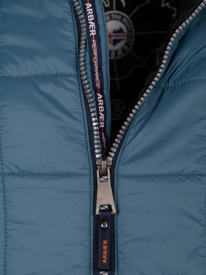 Arbaer Aaron Padded Jacket Heren Jeansblauw Maat XXL