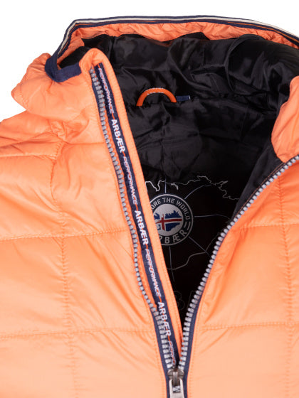 Arbaer Aaron Padded Jacket Heren Koraaloranje Maat XL