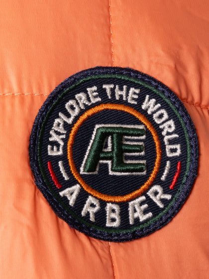 Arbaer Aaron Padded Jacket Heren Koraaloranje Maat M